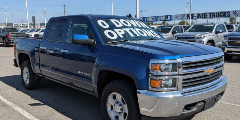 Zero down auto loan options