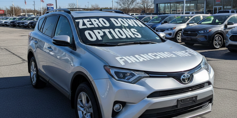 Auto loan zero down options